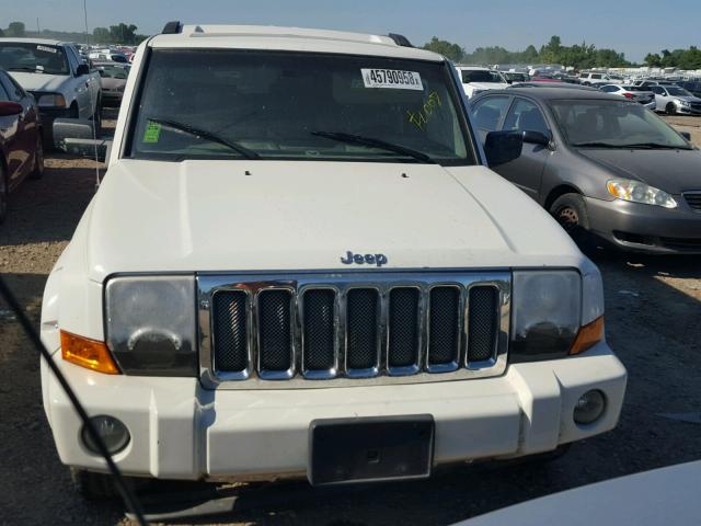 1J8HG58N46C285605 - 2006 JEEP COMMANDER WHITE photo 7