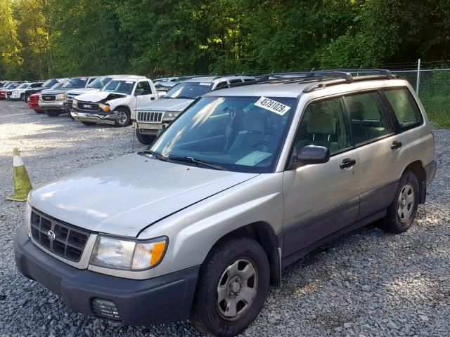 JF1SF6358XH725848 - 1999 SUBARU FORESTER L SILVER photo 2