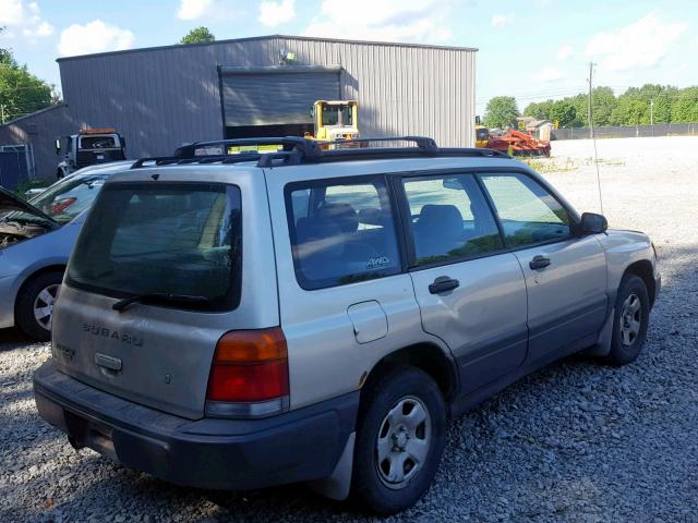 JF1SF6358XH725848 - 1999 SUBARU FORESTER L SILVER photo 4