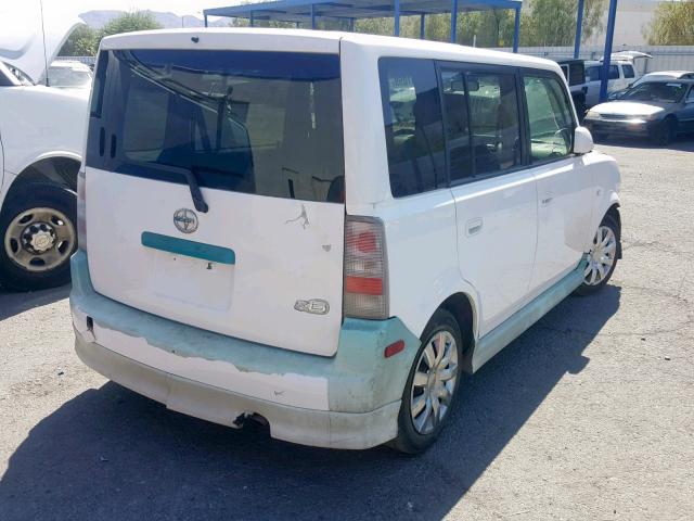 JTLKT324764104105 - 2006 TOYOTA SCION XB თეთრი ფოტო 4