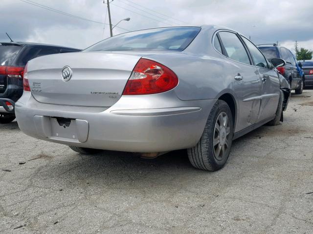 2G4WC552971235225 - 2007 BUICK LACROSSE C SILVER photo 4