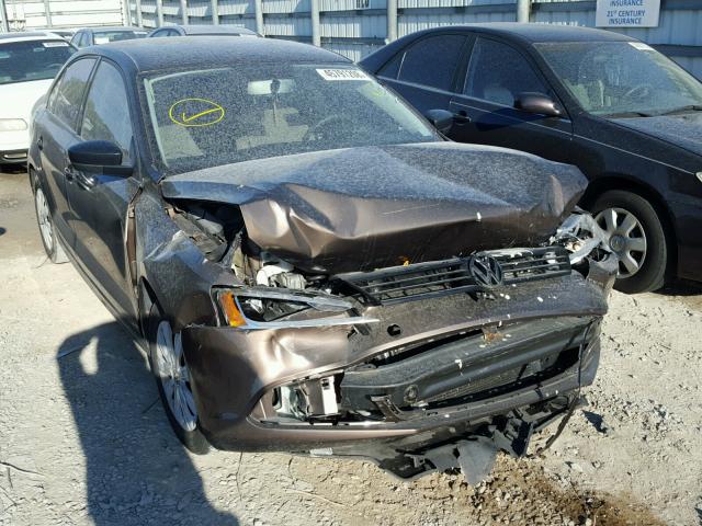 3VW1K7AJ0EM366752 - 2014 VOLKSWAGEN JETTA BASE 黑色 照片 1