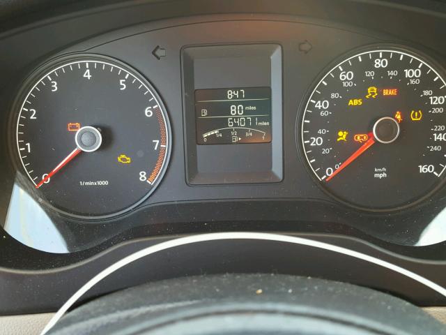 3VW1K7AJ0EM366752 - 2014 VOLKSWAGEN JETTA BASE 黑色 照片 8