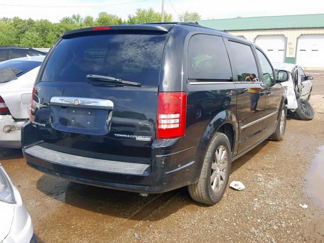 2A8HR54X49R642200 - 2009 CHRYSLER TOWN & COU BLACK photo 4