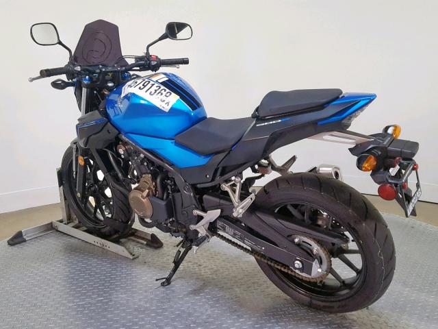 MLHPC4516J5500003 - 2018 HONDA CB500 F BLUE photo 6