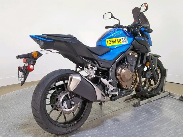 MLHPC4516J5500003 - 2018 HONDA CB500 F BLUE photo 8