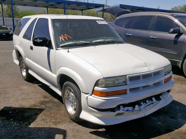 1GNCS18W22K189691 - 2002 CHEVROLET BLAZER WHITE photo 1