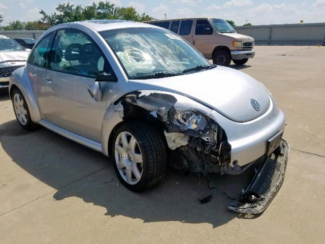 3VWDD21C21M464803 - 2001 VOLKSWAGEN NEW BEETLE SILVER photo 1