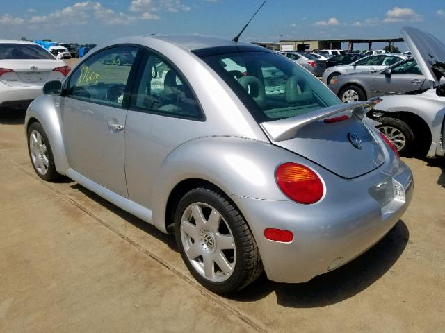 3VWDD21C21M464803 - 2001 VOLKSWAGEN NEW BEETLE SILVER photo 3