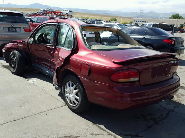 1G3WS52H71F221775 - 2001 OLDSMOBILE INTRIGUE G RED photo 3