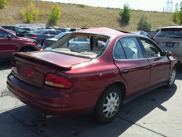 1G3WS52H71F221775 - 2001 OLDSMOBILE INTRIGUE G RED photo 4