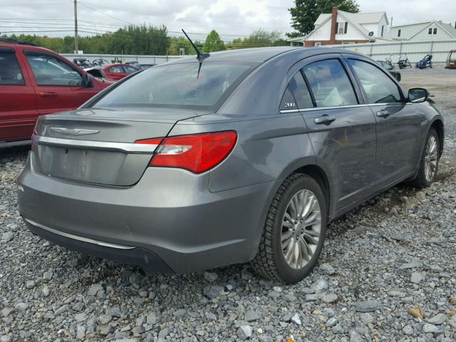 1C3CCBAB2CN149845 - 2012 CHRYSLER 200 LX GRAY photo 4