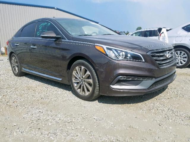 5NPE34AF7GH418043 - 2016 HYUNDAI SONATA SPO BROWN photo 1