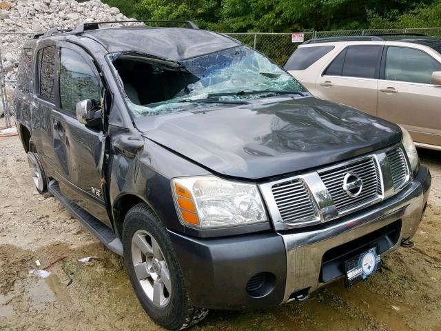 5N1AA08B26N707941 - 2006 NISSAN ARMADA SE BLUE photo 1