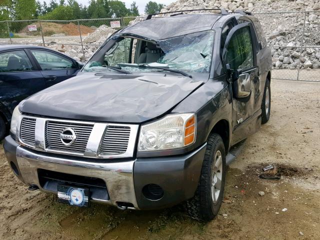 5N1AA08B26N707941 - 2006 NISSAN ARMADA SE BLUE photo 2