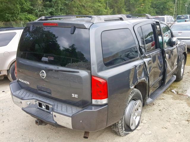 5N1AA08B26N707941 - 2006 NISSAN ARMADA SE BLUE photo 4