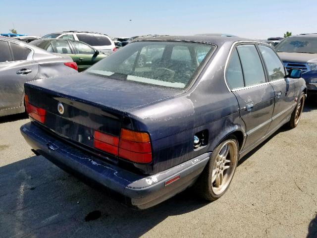 WBAHD5325SGB37186 - 1995 BMW 525 I BLUE photo 4