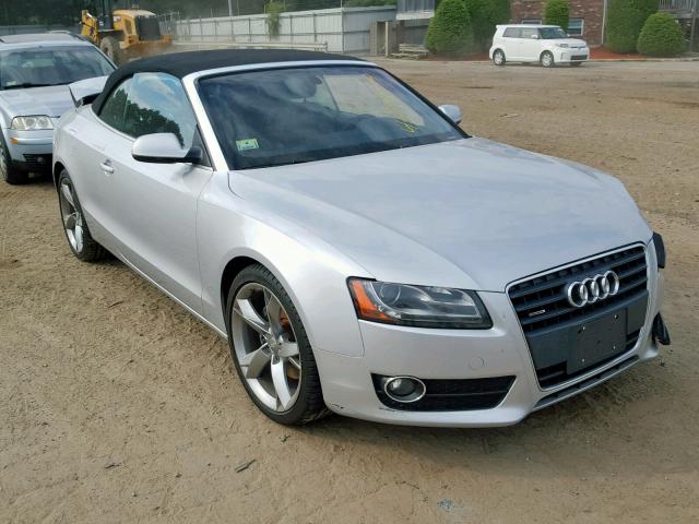 WAULFAFH6CN001267 - 2012 AUDI A5 PREMIUM SILVER photo 1