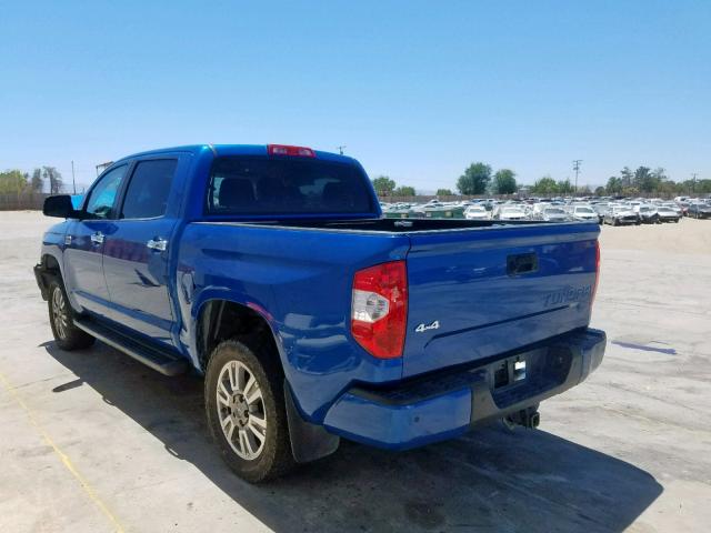 5TFAY5F15HX642713 - 2017 TOYOTA TUNDRA CRE BLUE photo 3