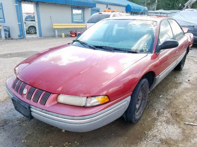 1C3HD56T0SF672845 - 1995 CHRYSLER CONCORDE RED photo 2