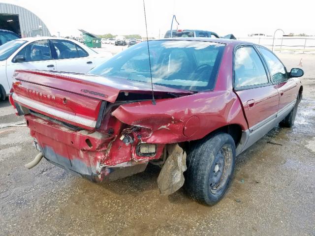 1C3HD56T0SF672845 - 1995 CHRYSLER CONCORDE RED photo 4