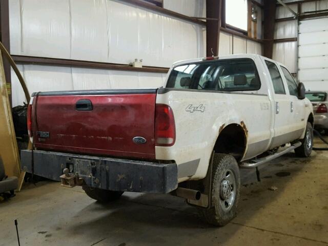 1FTWW31P75EB37811 - 2005 FORD F350 SRW S WHITE photo 4