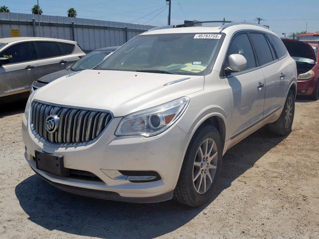 5GAKRCKD3DJ234098 - 2013 BUICK ENCLAVE WHITE photo 2