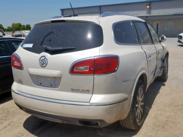 5GAKRCKD3DJ234098 - 2013 BUICK ENCLAVE WHITE photo 4