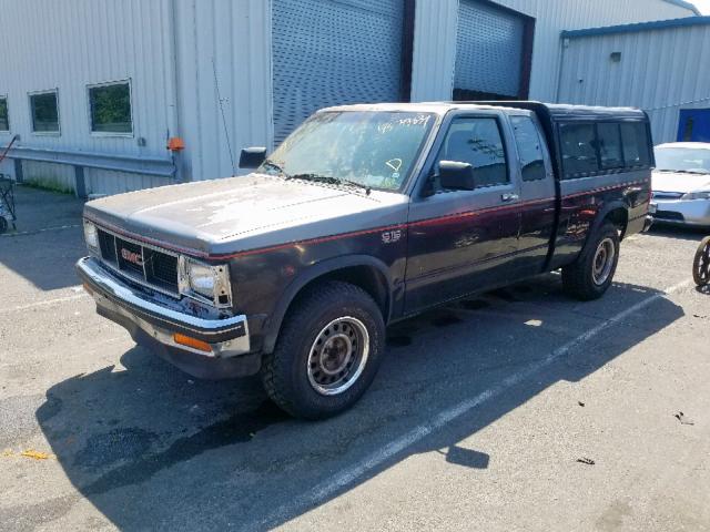 1GTDT19Z2K8530703 - 1989 GMC S TRUCK S1 GRAY photo 2