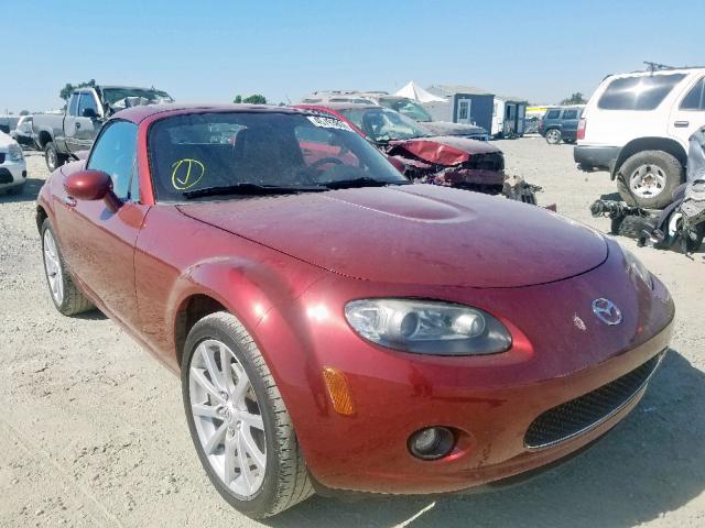 JM1NC26F780146153 - 2008 MAZDA MX-5 MIATA RED photo 1