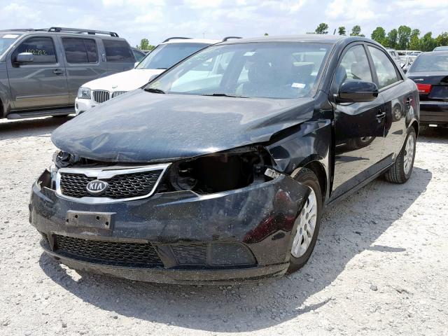 KNAFU4A28B5419237 - 2011 KIA FORTE EX BLACK photo 2