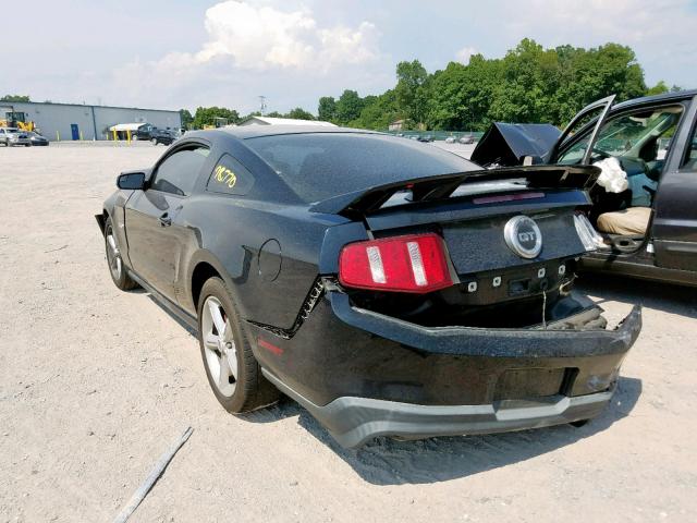 1ZVBP8CF3C5227657 - 2012 FORD MUSTANG GT BLACK photo 3