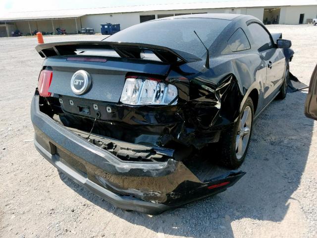 1ZVBP8CF3C5227657 - 2012 FORD MUSTANG GT BLACK photo 4