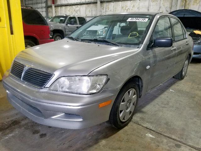 JA3AJ26E92U057176 - 2002 MITSUBISHI LANCER ES SILVER photo 2