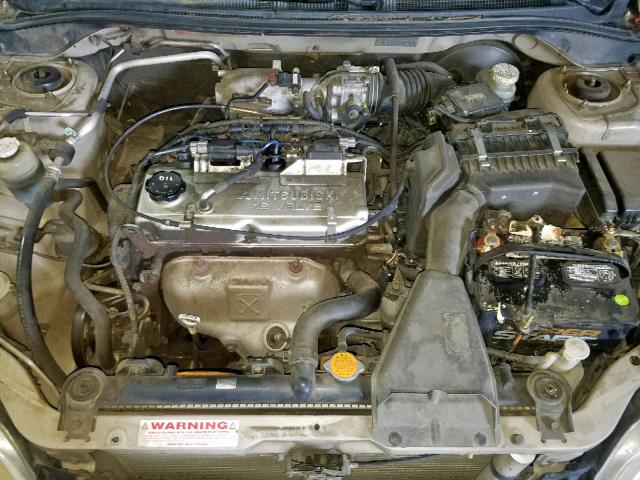 JA3AJ26E92U057176 - 2002 MITSUBISHI LANCER ES SILVER photo 7