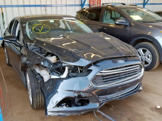 3FA6P0K91ER115950 - 2014 FORD FUSION TIT BLACK photo 1