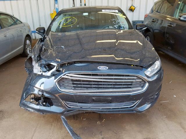 3FA6P0K91ER115950 - 2014 FORD FUSION TIT BLACK photo 9