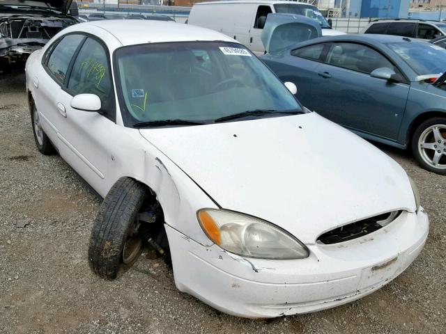 1FAFP55252G210137 - 2002 FORD TAURUS SES WHITE photo 1