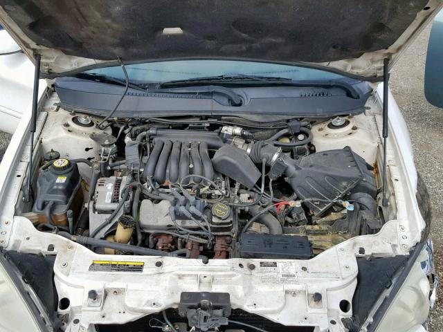 1FAFP55252G210137 - 2002 FORD TAURUS SES WHITE photo 7