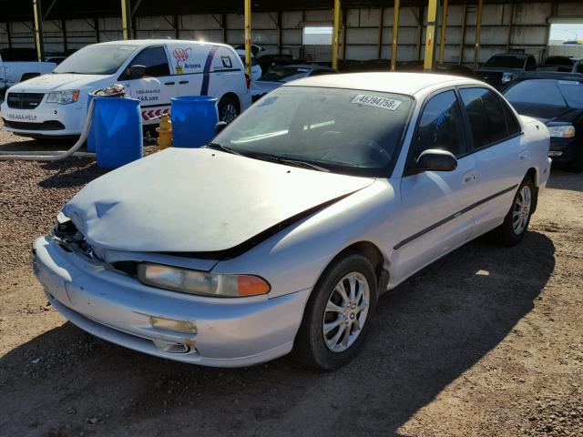 4A3AJ46G3TE361417 - 1996 MITSUBISHI GALANT S SILVER photo 2