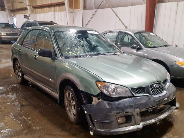 JF1GG68626G813514 - 2006 SUBARU IMPREZA OU GREEN photo 1