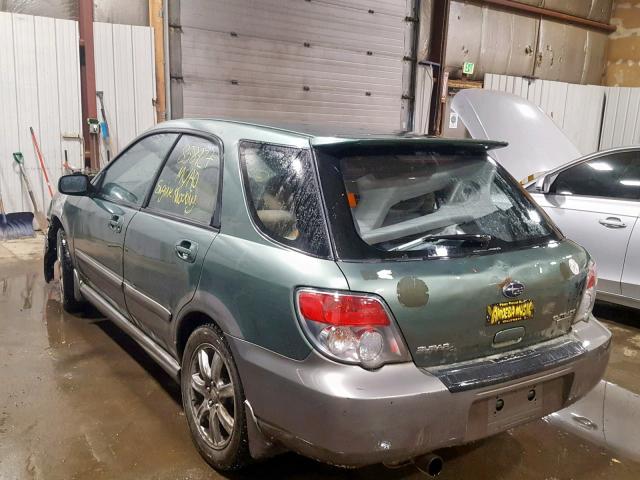 JF1GG68626G813514 - 2006 SUBARU IMPREZA OU GREEN photo 3