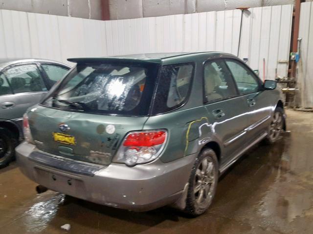 JF1GG68626G813514 - 2006 SUBARU IMPREZA OU GREEN photo 4