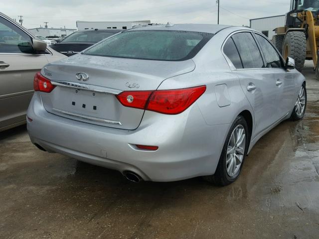 JN1EV7AP9GM304235 - 2016 INFINITI Q50 PREMIU SILVER photo 4