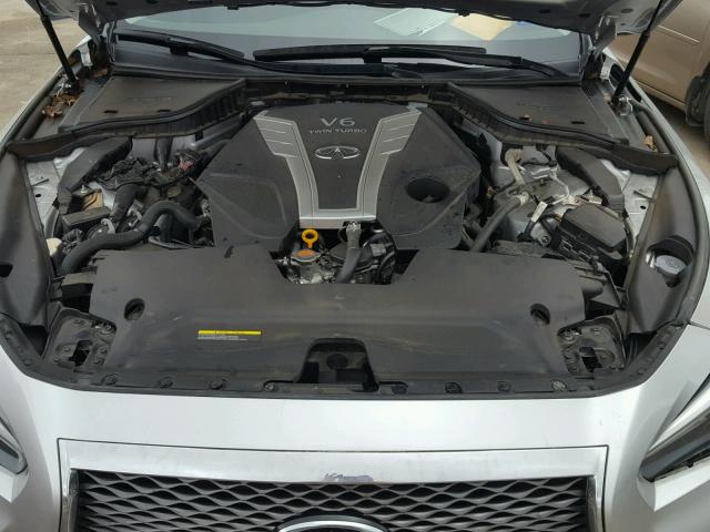 JN1EV7AP9GM304235 - 2016 INFINITI Q50 PREMIU SILVER photo 7