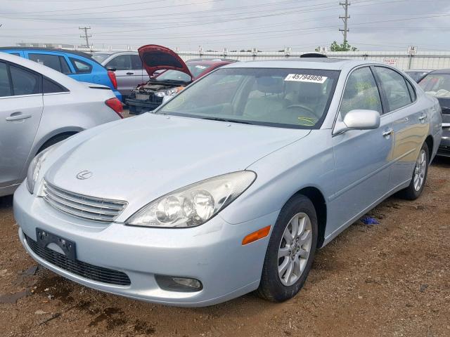 JTHBF30GX25027765 - 2002 LEXUS ES 300 BLUE photo 2