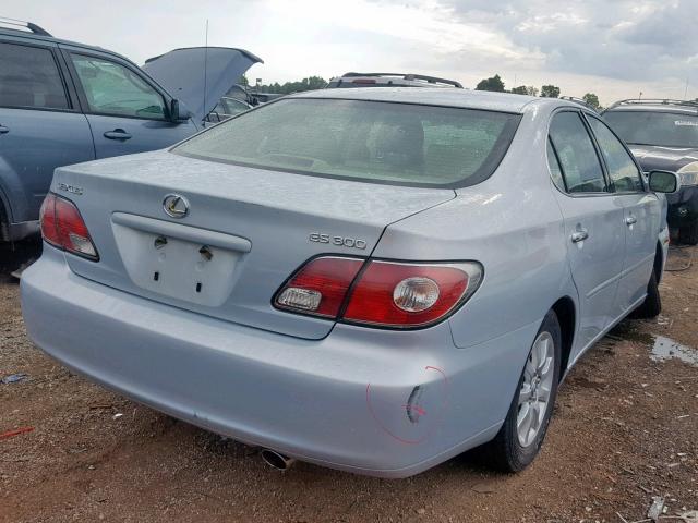 JTHBF30GX25027765 - 2002 LEXUS ES 300 BLUE photo 4