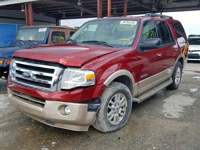 1FMJU1H54EEF18309 - 2014 FORD EXPEDITION RED photo 2