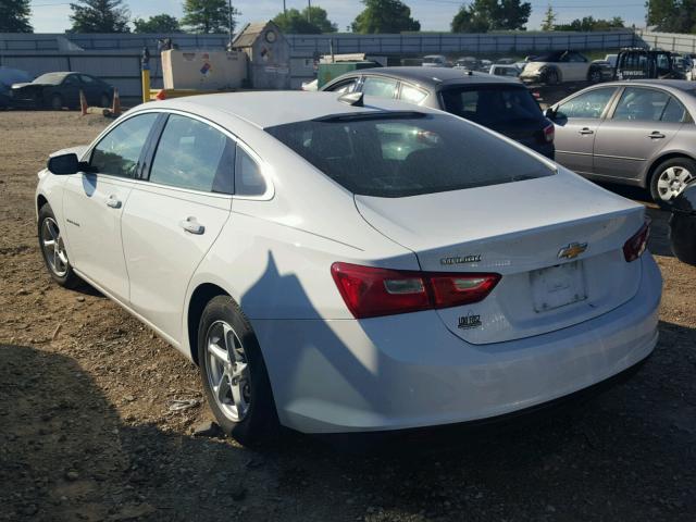 1G1ZB5ST5HF188151 - 2017 CHEVROLET MALIBU LS WHITE photo 3
