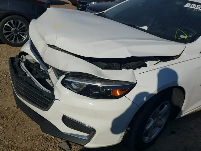 1G1ZB5ST5HF188151 - 2017 CHEVROLET MALIBU LS WHITE photo 9